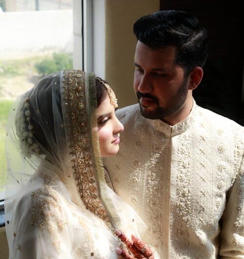 Muslim marriage couple representing matchmaking service in the UK